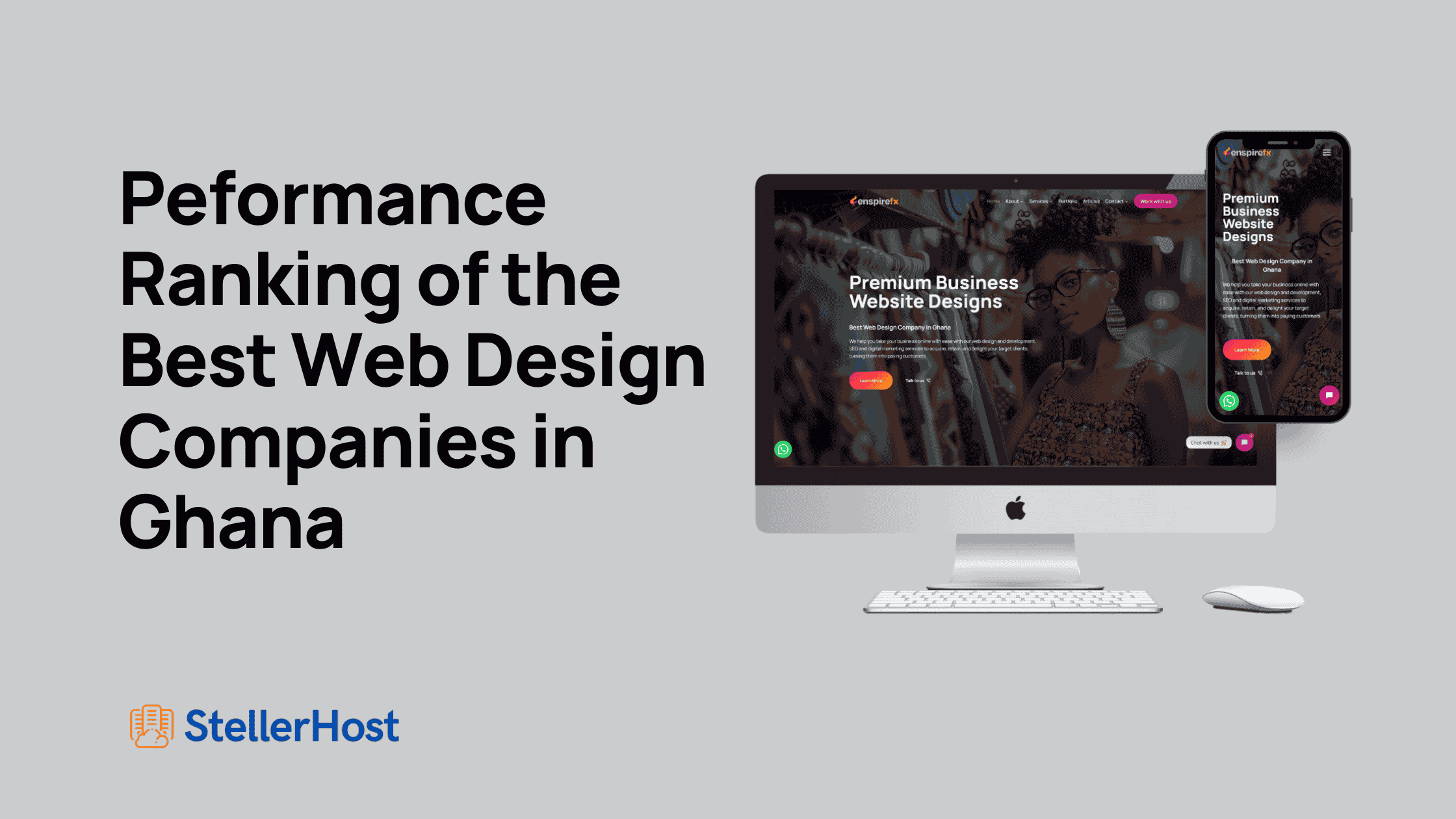Peformance Ranking of the Best Web Design Companies in Ghana 1 Peformance Ranking of the Best Web Design Companies in Ghana
